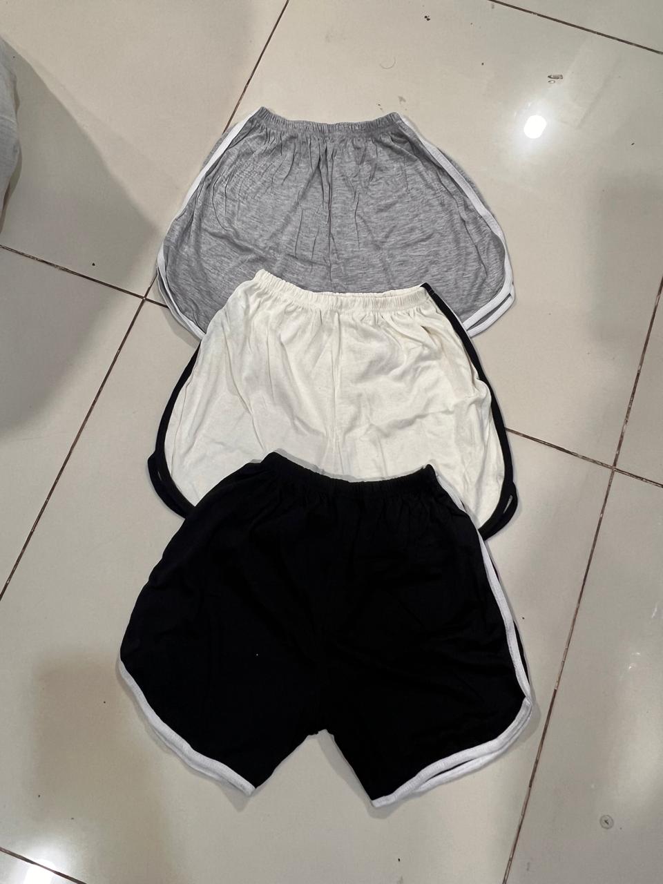 Pack of 3 Women's Dolphin Shorts - Lounge & Athletic Wear