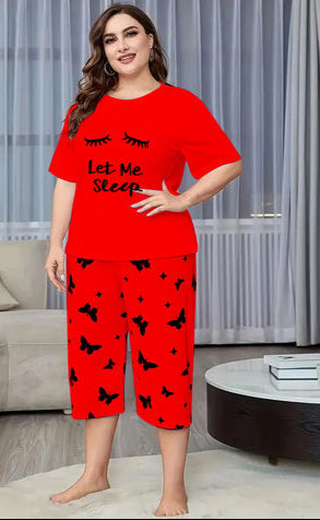 Red Let Me Sleep Printed Half-Sleeved Vest For Leisure Home Wear Female Sleepwear Night Dress By Ara Closets (Copy) (Copy) (Copy) (Copy) (Copy) (Copy) (Copy) (Copy) (Copy) (Copy) (Copy)