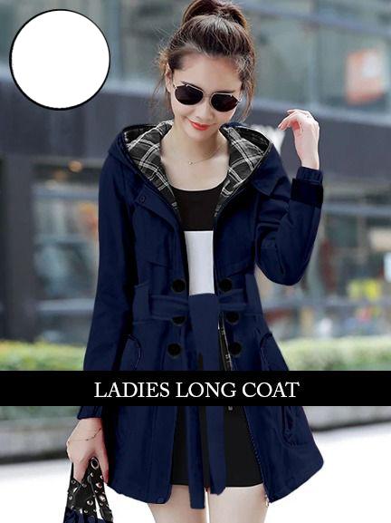 Winter Double Fleece Long Coat For Women